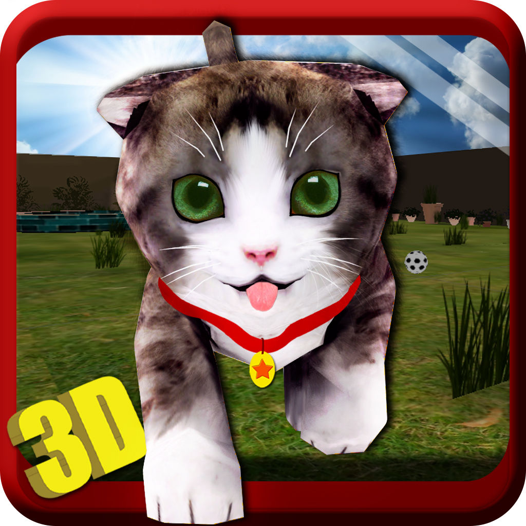 真正的猫模拟器3d - 小可爱的小鹰模拟游戏,以探索和发挥主页