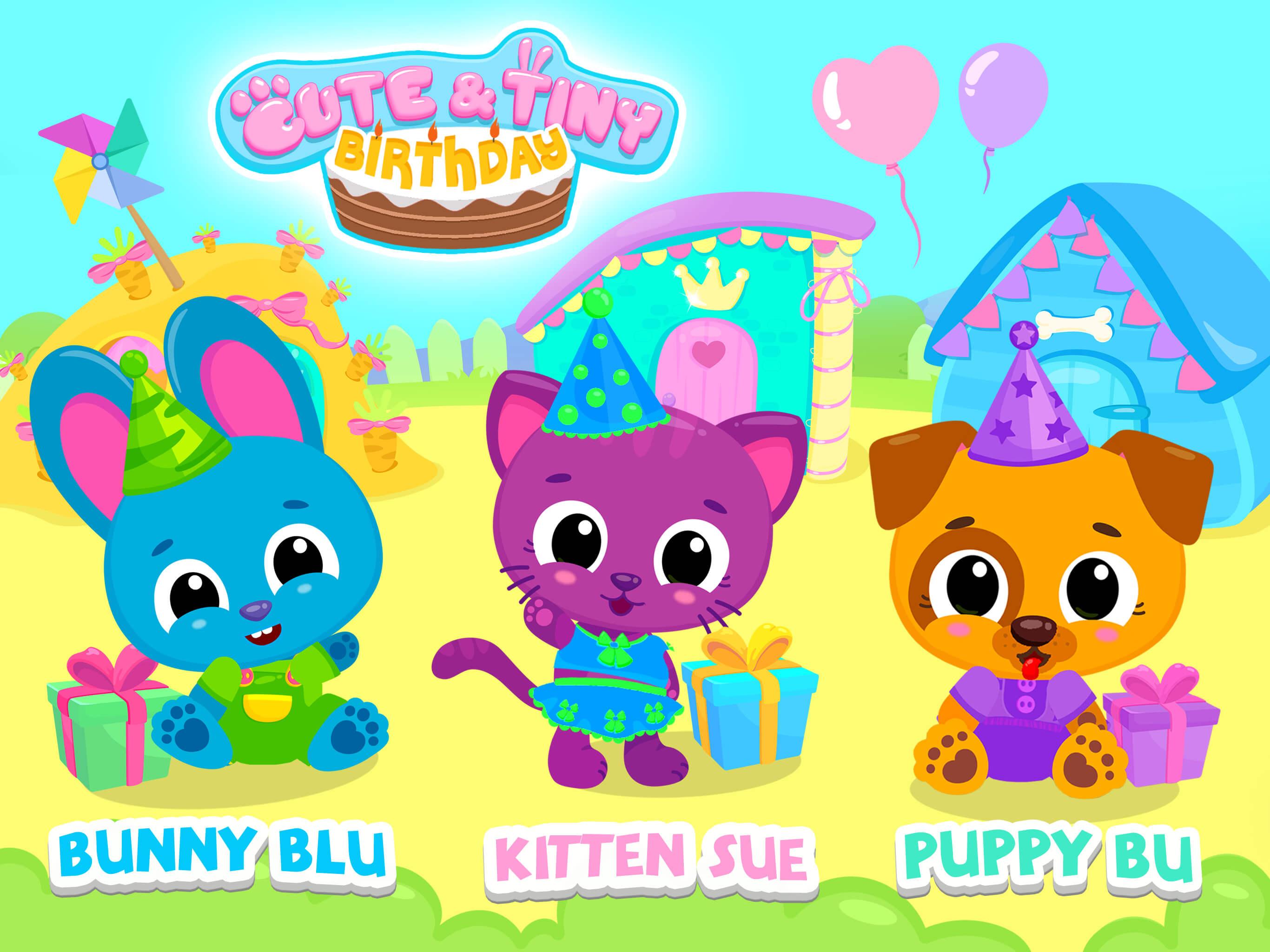 cute & tiny birthday - baby pet party
