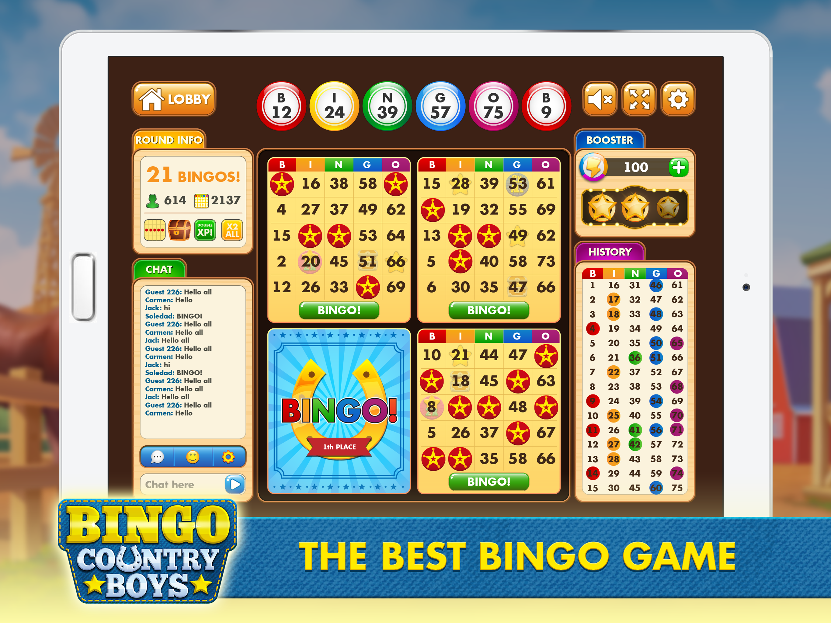 手机游戏《bingo country boys》0.050.217内容调整介绍
