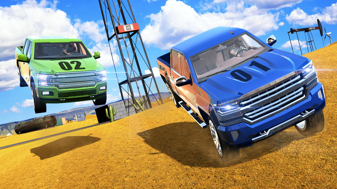 模拟游戏《offroad pickup truck simulator》1.8更新