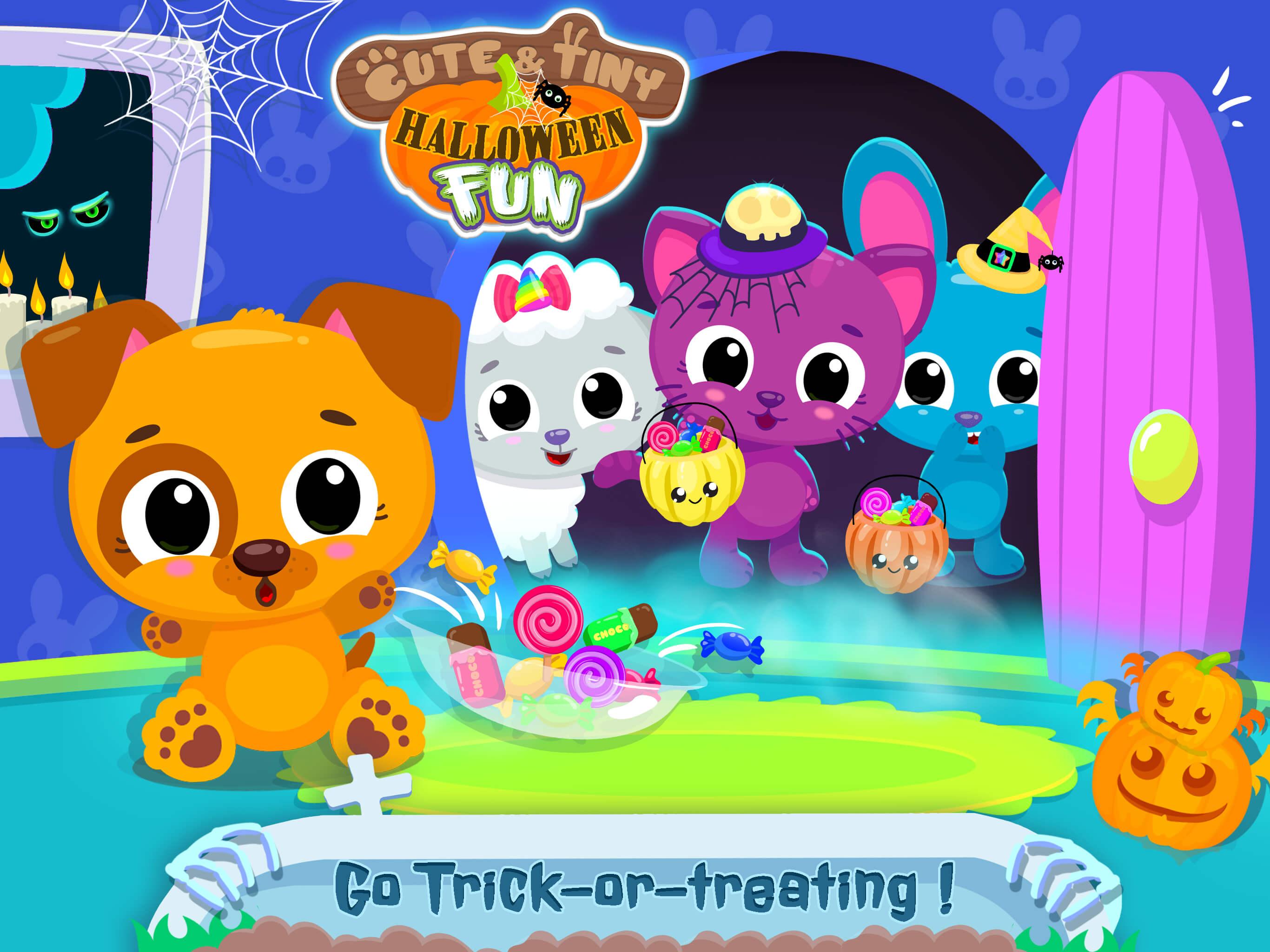 play the cutest halloween party games for girls and boys with