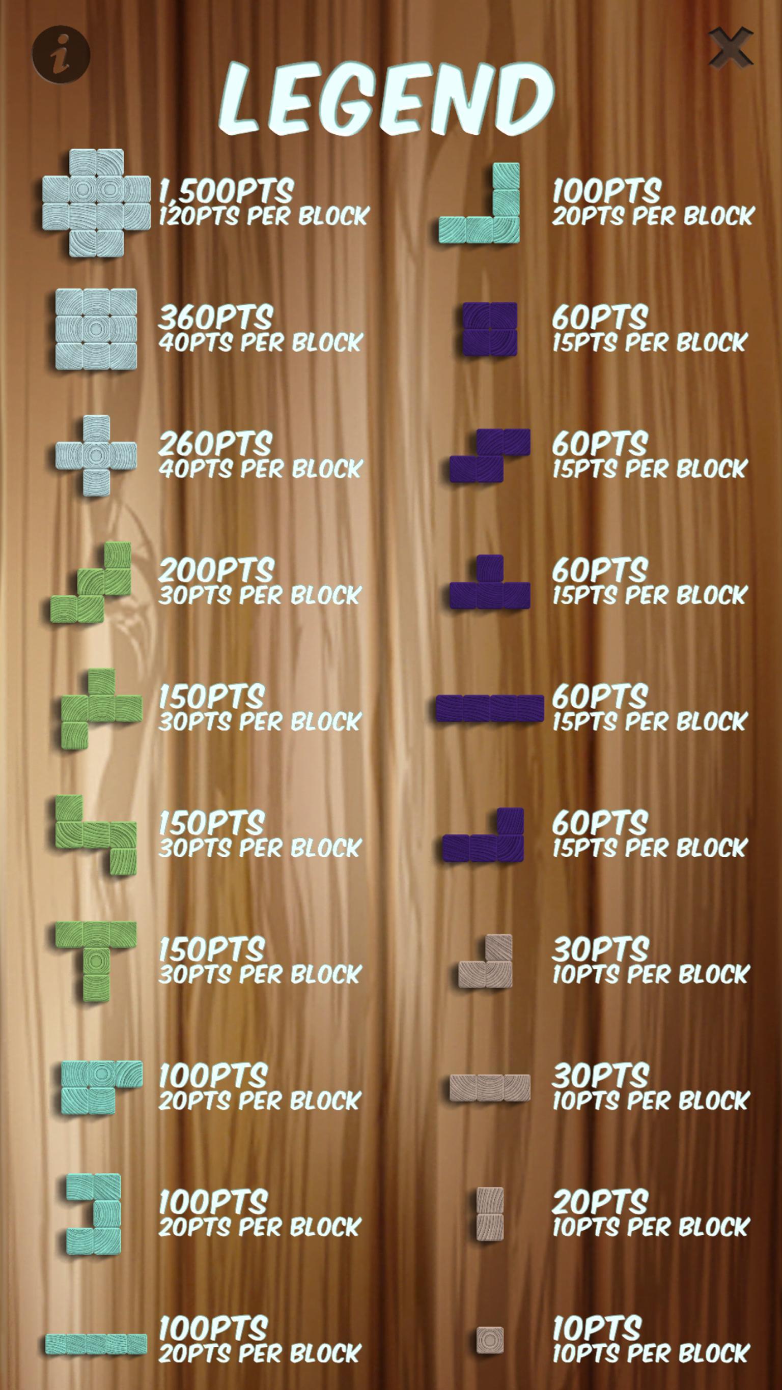 手机游戏《woodblox puzzle - wood block wooden puzzle game》1.3.