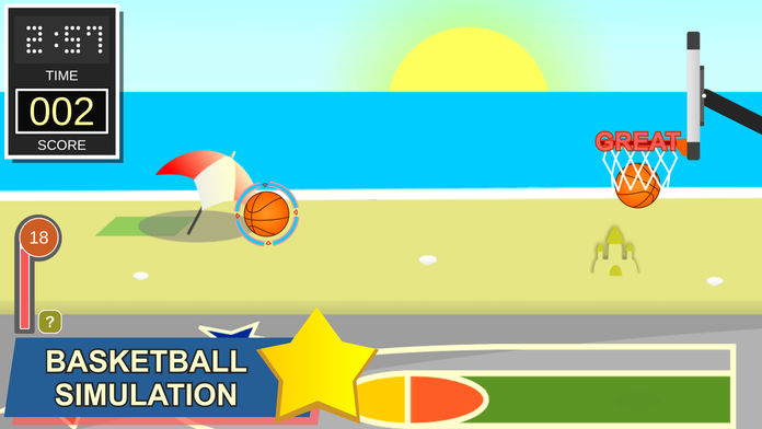 swipe shootout: basketball fun