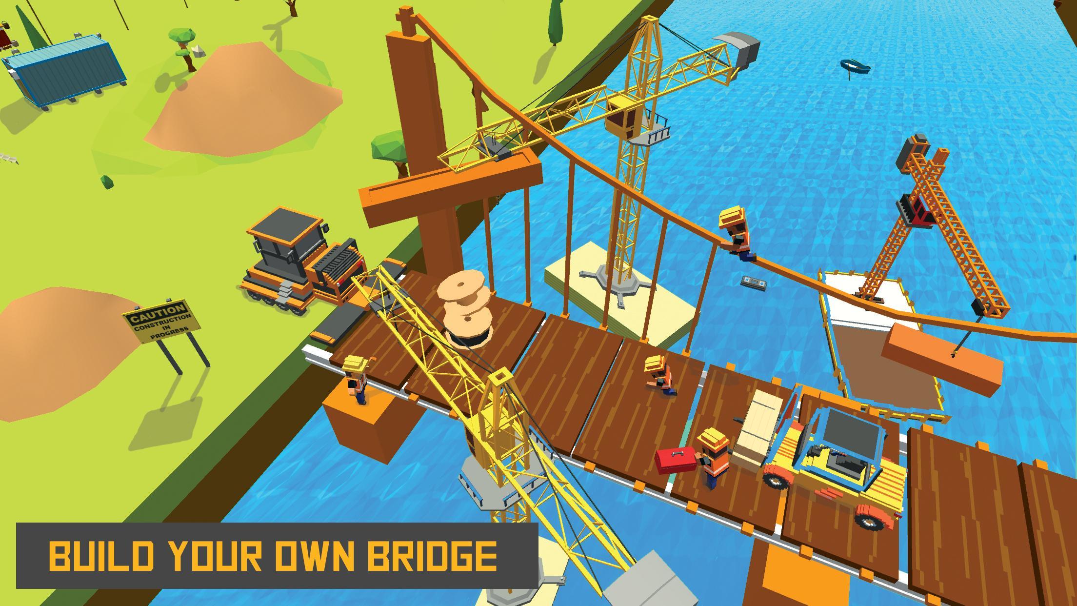 river railway bridge construction train games 2017