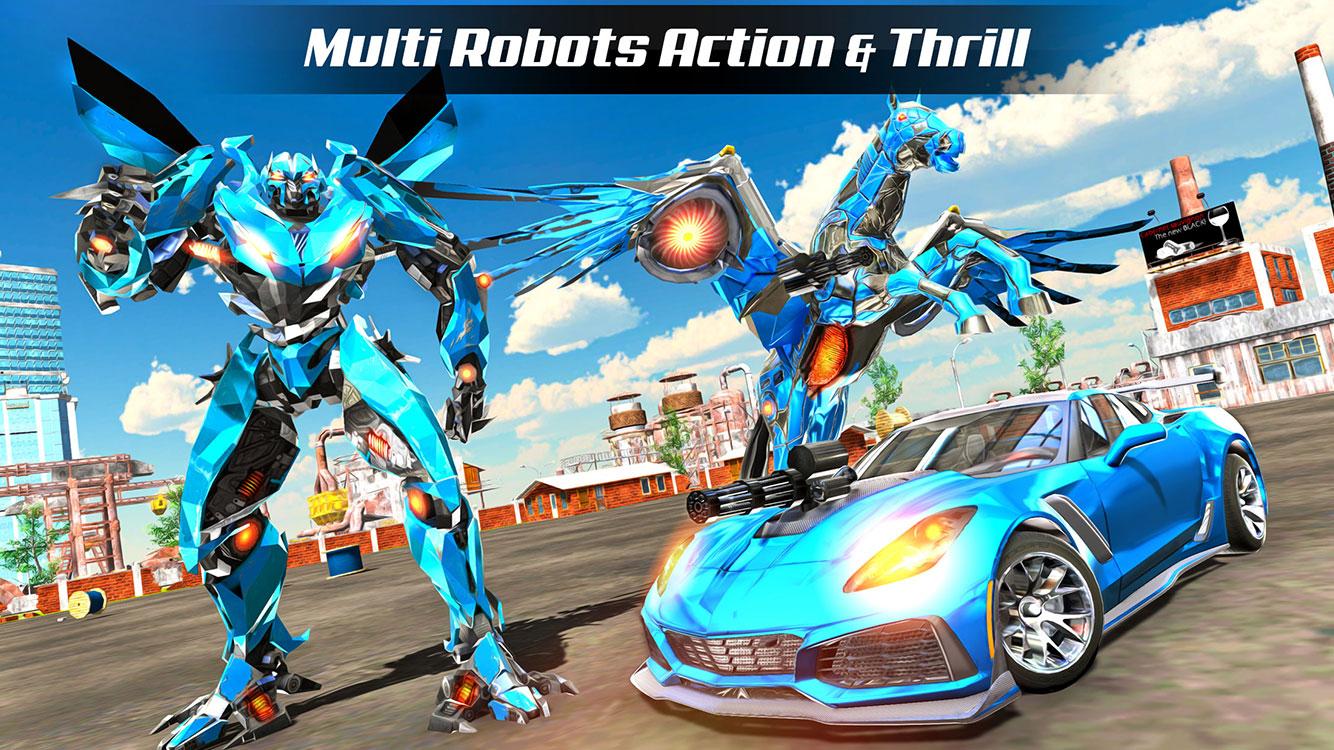 美国警方变换独角兽机器人汽车飞马