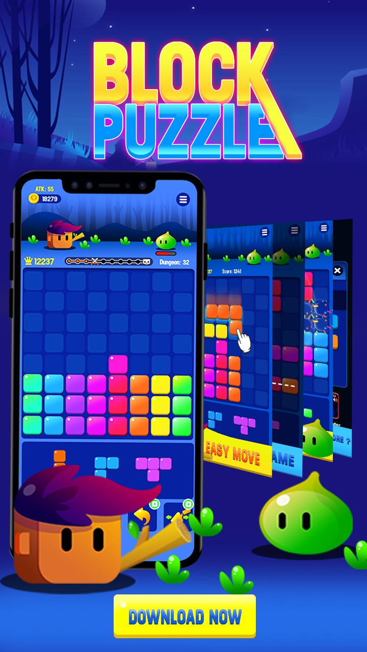 block puzzle online - puzzle game