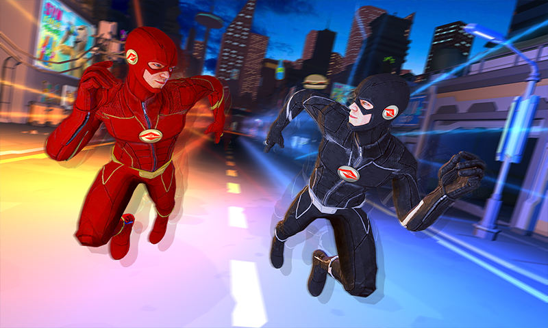 手机游戏《superhero flash speed hero lightning speedster》1.