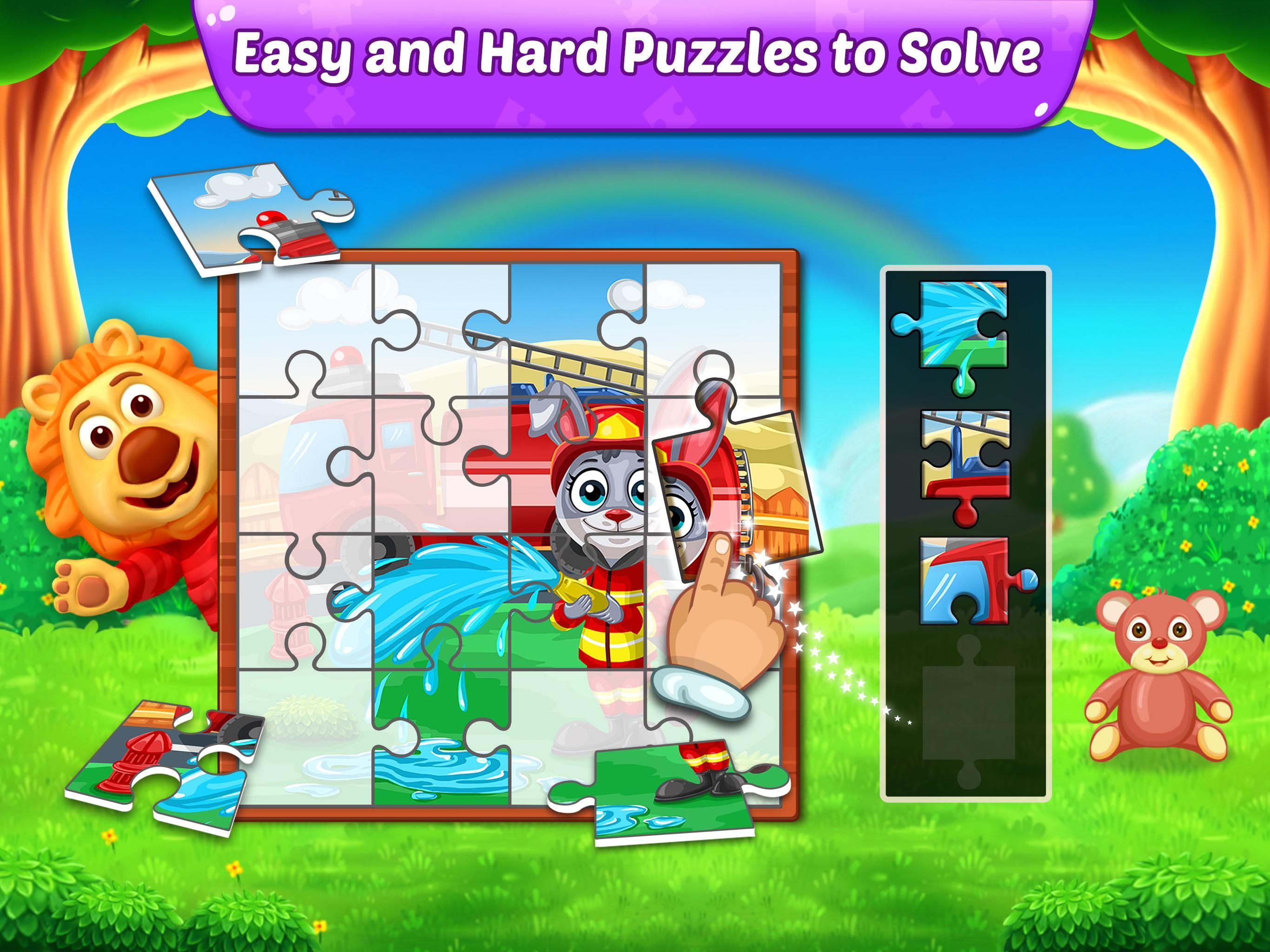 puzzle kids - animals, shapes, jigsaw puzzles