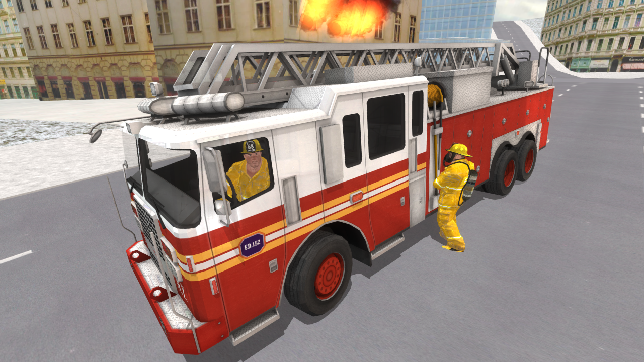 fire truck driving simulator