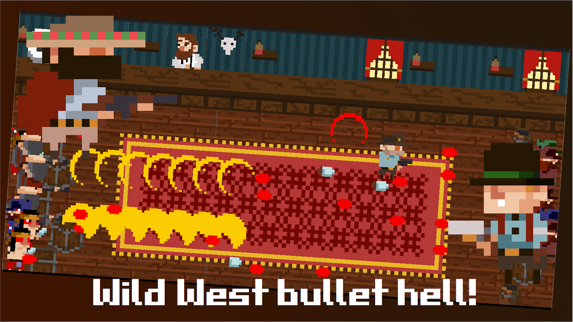 手机游戏《tiny wild west - endless 8-bit pixel bullet hell》1.