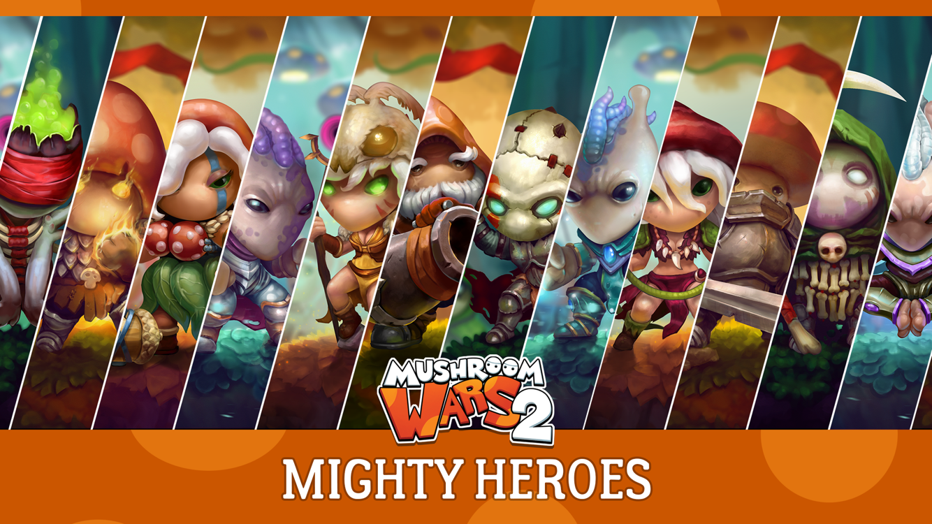 mushroomwars,mushroomsoup 手机游戏《mushroom wars 2 – epic tower defense》