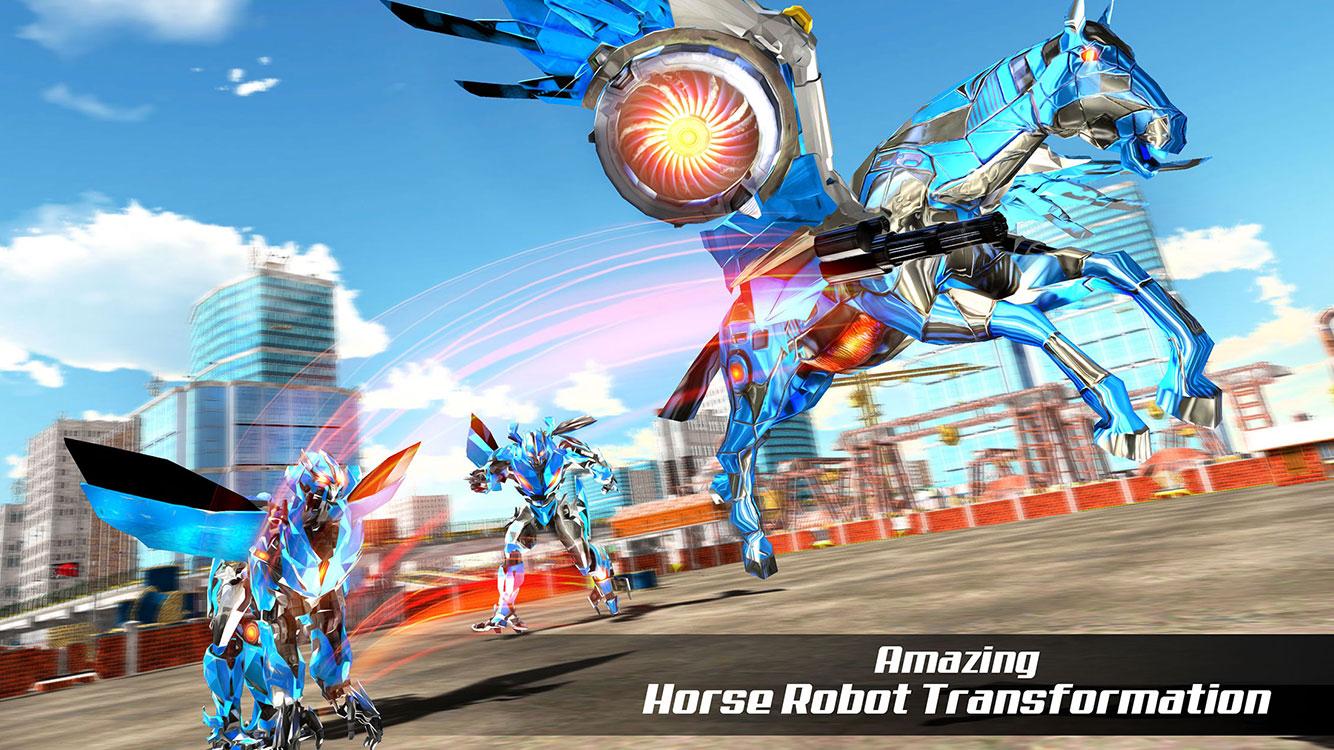 美国警方变换独角兽机器人汽车飞马