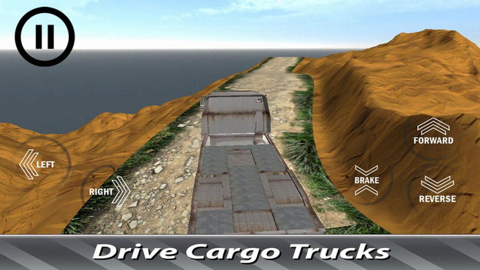 climb hill truck transport 3d