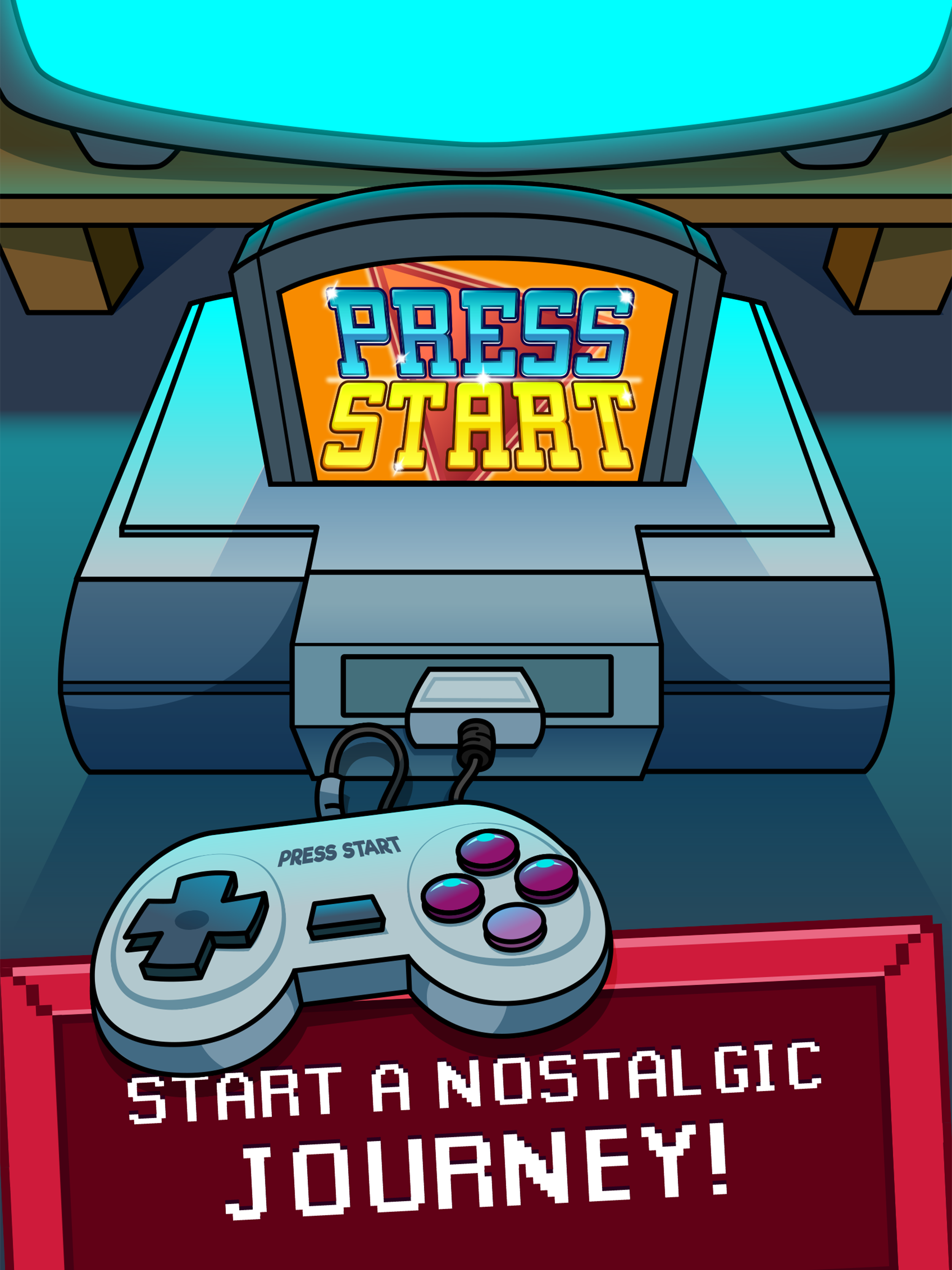 press start - game nostalgia clicker