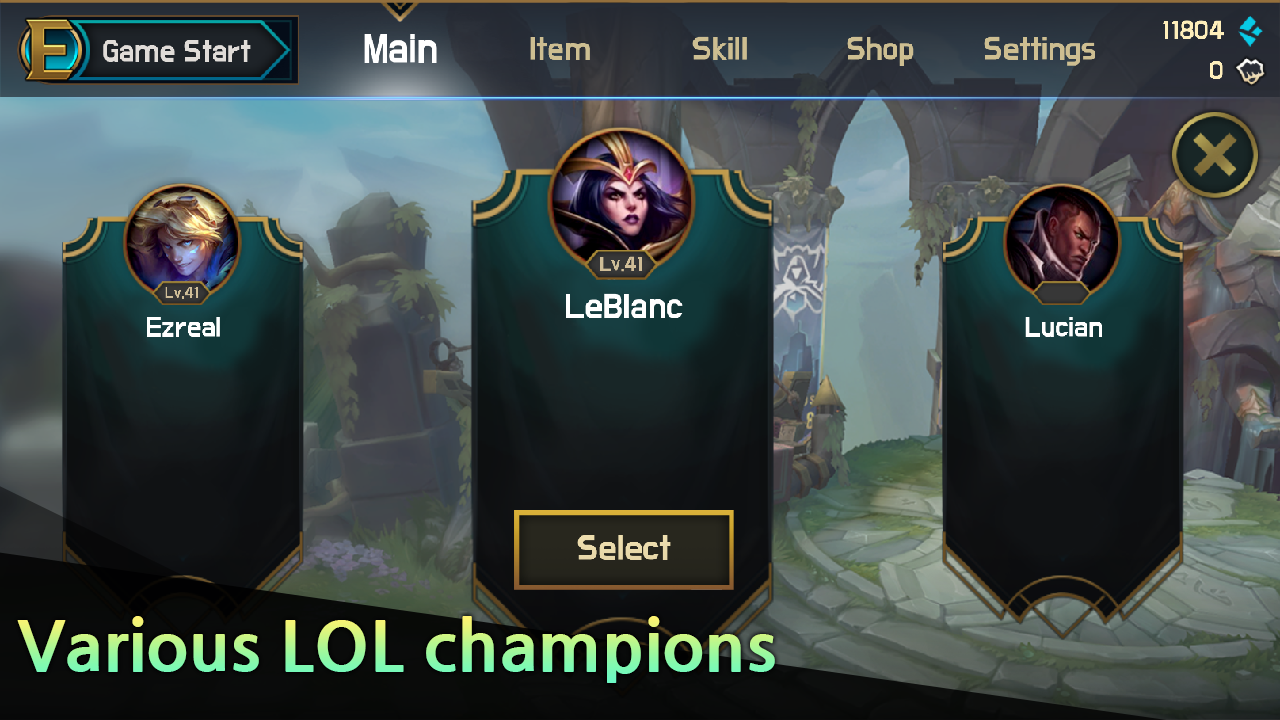  various champions play ezreal