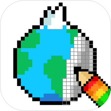 pixel art : world travel