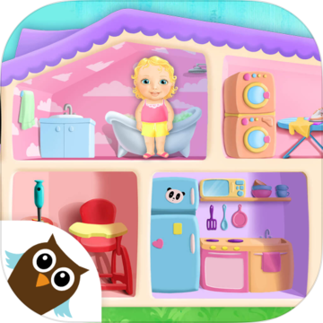 Sweet Baby Girl Doll House Play Care Bed Time Android Games