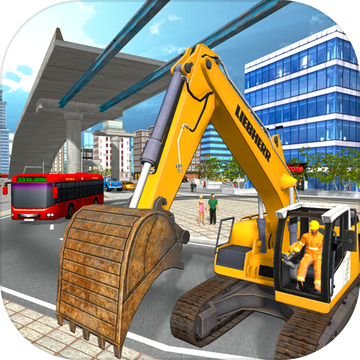 City Flyover Construction: New Bridge Building Sim