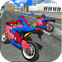 Bike Super Hero Stunt Driver Racing Bike Super Hero Stunt Driver Racing