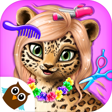Jungle Animal Hair Salon - 适合孩童的打扮、时尚与造型游戏