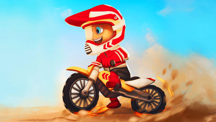 摩托车赛车游戏：极限越野飞车游戏截图