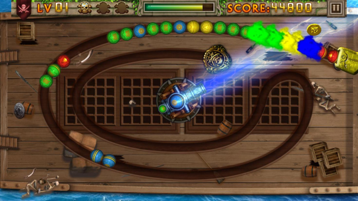 神秘海盗宝藏 祖玛 开心消除 小游戏游戏截图