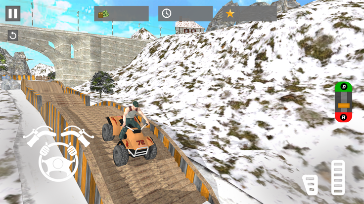 Offroad Mountain ATV Truck 3D游戏截图