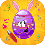 复活节兔子蛋画 & 设计-玩免费孩子游戏icon