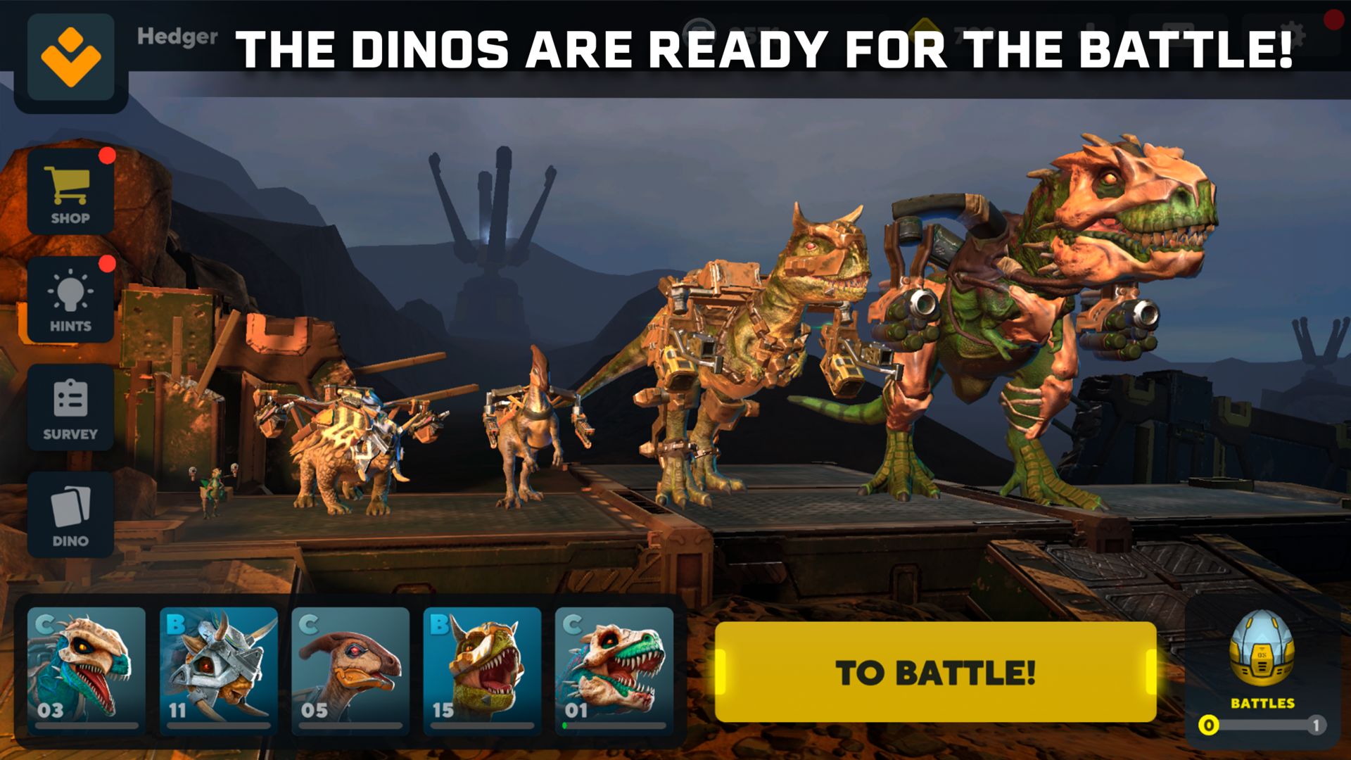 Screenshot of Dino Squad: TPS Dinosaur Shooter