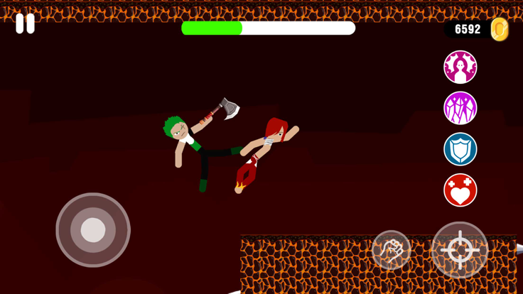 决斗火柴人大作战: 火柴人大乱斗双人小游戏游戏截图