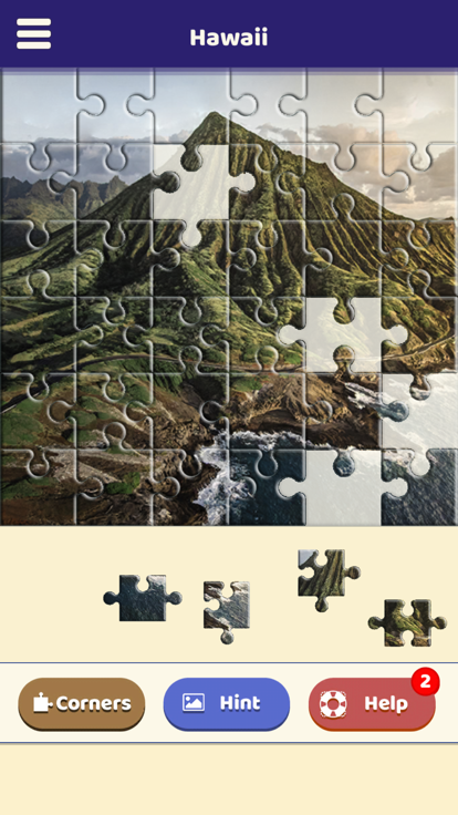 Hawaii Sightseeing Puzzle游戏截图