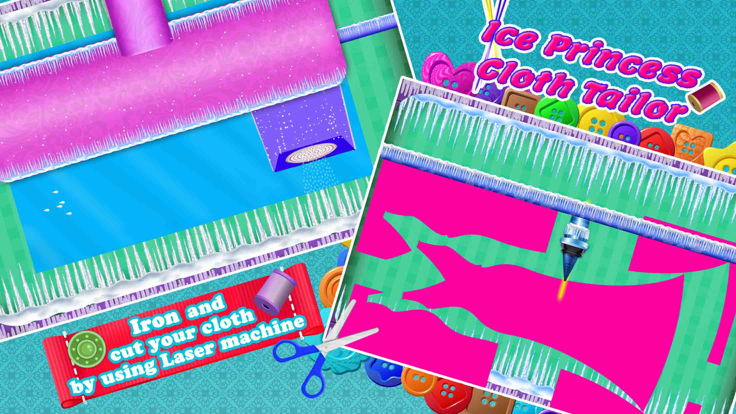 冰 公主 布 裁缝游戏截图