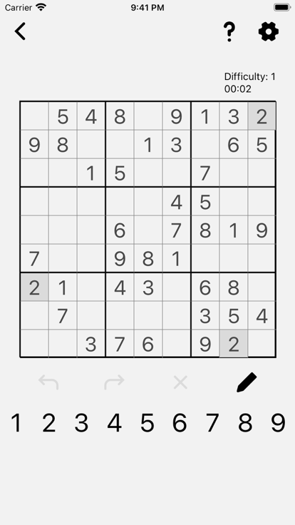 Sudoku - Griddle Games游戏截图