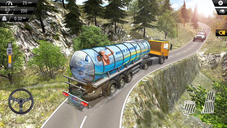 Offroad Water Tanker Transport游戏截图