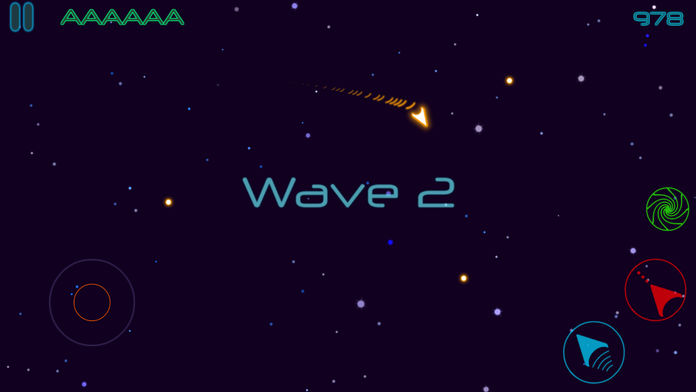 Glow Asteroids Shooter游戏截图