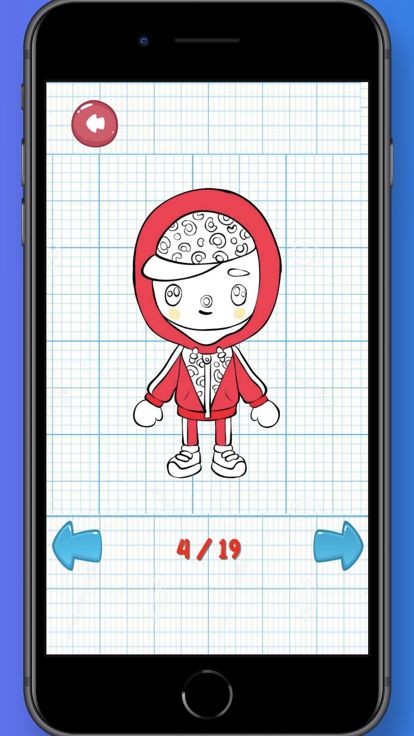 How to draw toca step by step游戏截图