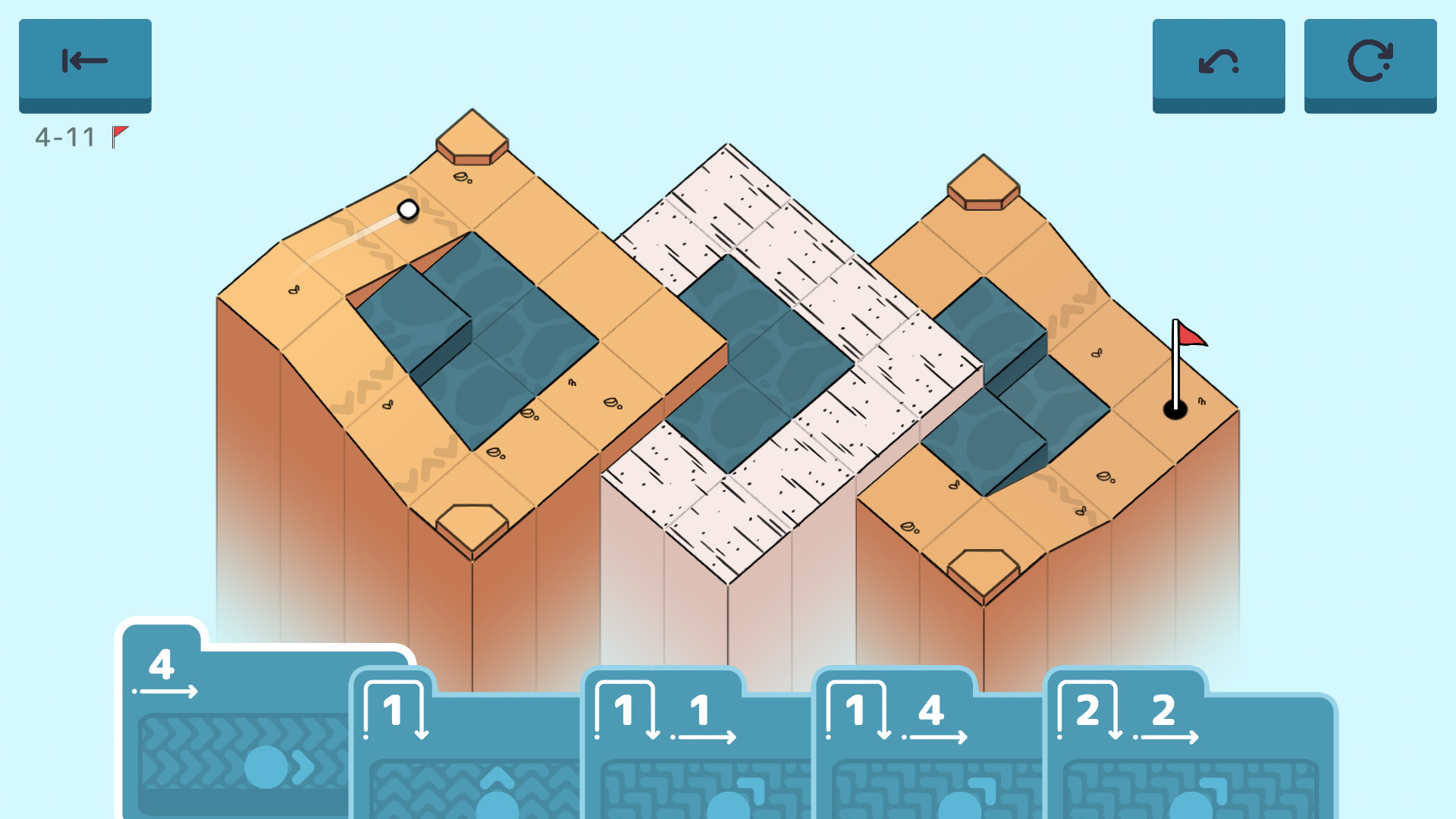 高尔夫之巅 - Golf Peaks游戏截图