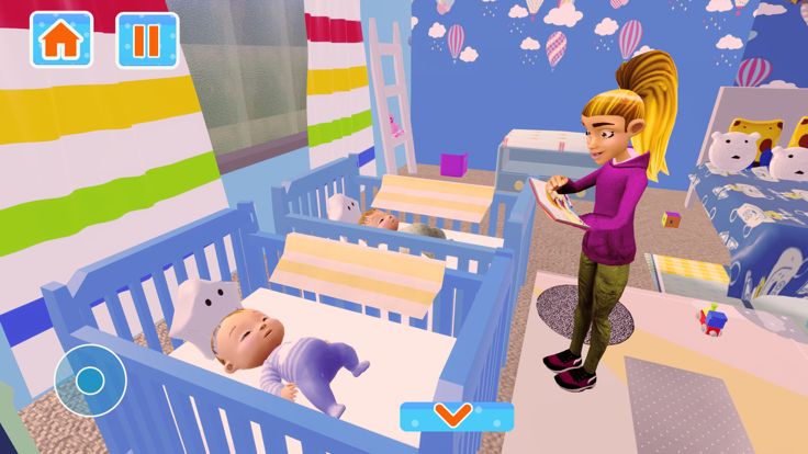 Twins Daycare Babysitter Game游戏截图