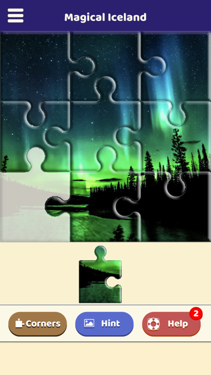 Magical Iceland Puzzle游戏截图