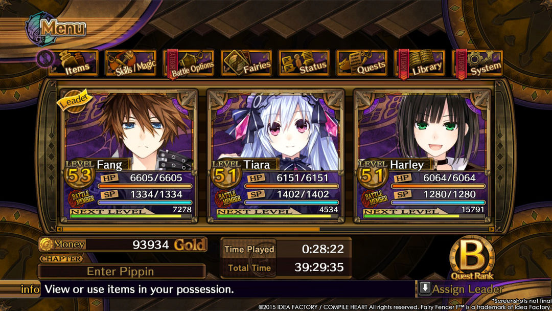 Fairy Fencer F游戏截图