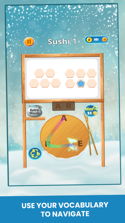 Santa Word Connect游戏截图