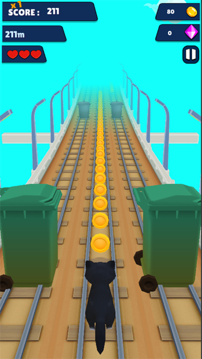 Cat Run 3D游戏截图