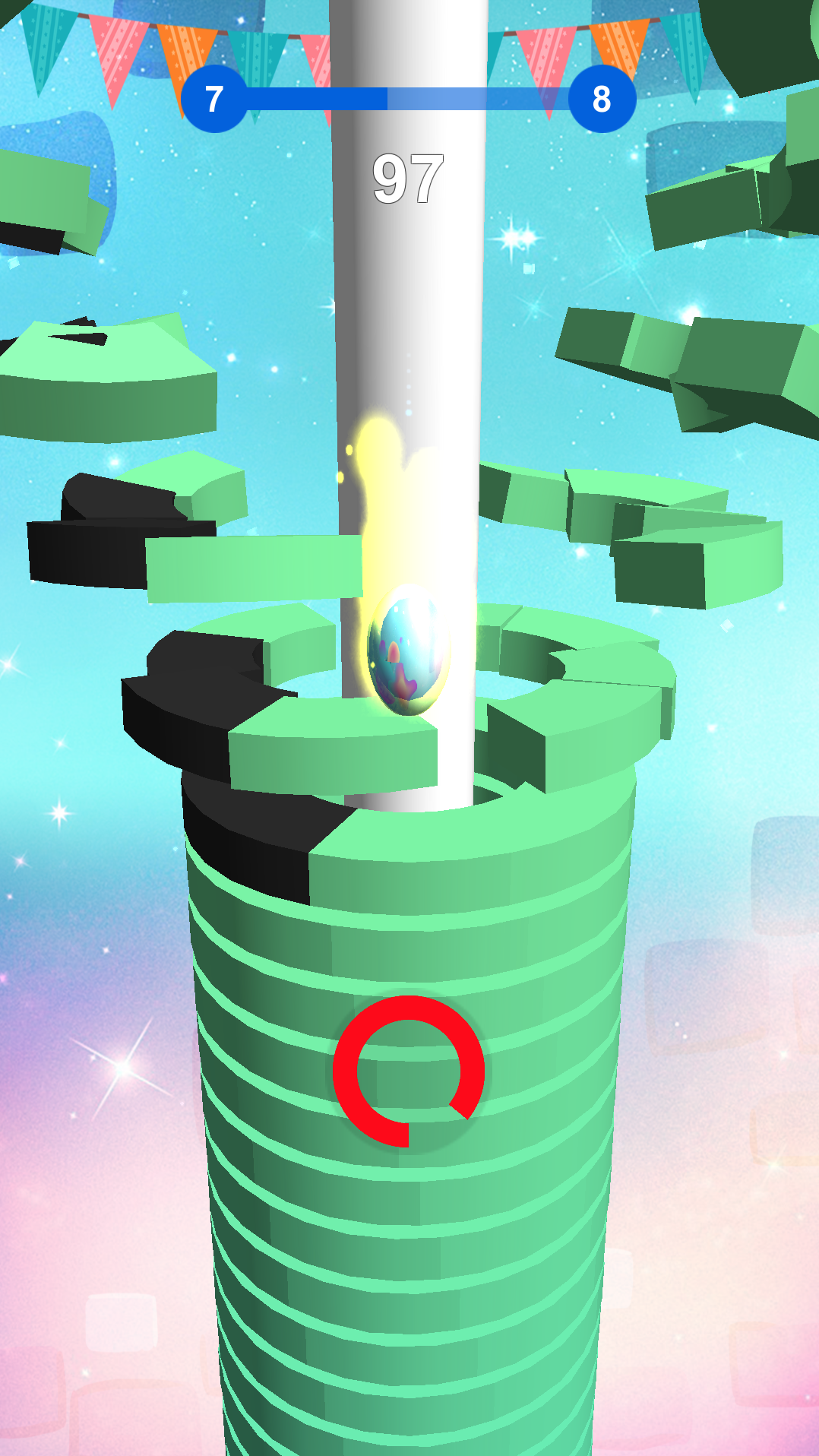 滑稽跳跳球游戏截图