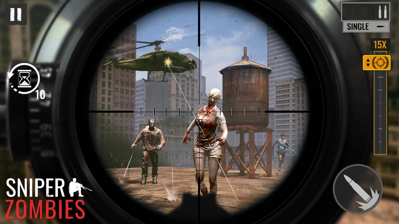 狙击手僵尸: Sniper Zombies游戏截图
