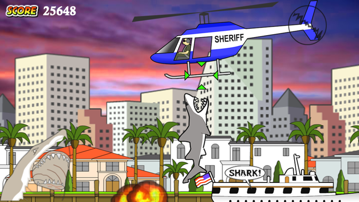 迈阿密鲨鱼-怀旧版游戏截图
