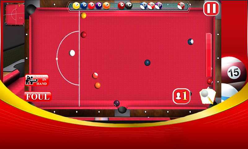 Screenshot of Let's Play Pool Billiard