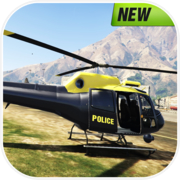 Police Helicopter : Crime City Rescue Flight 3D