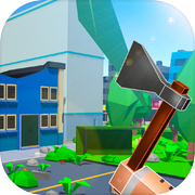 Pixel Pirate Island Survival Simulator 3D