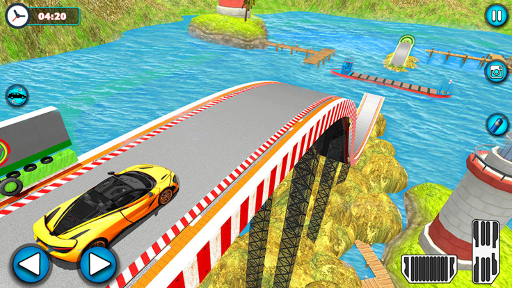 GT Car Mega跳过大海游戏截图