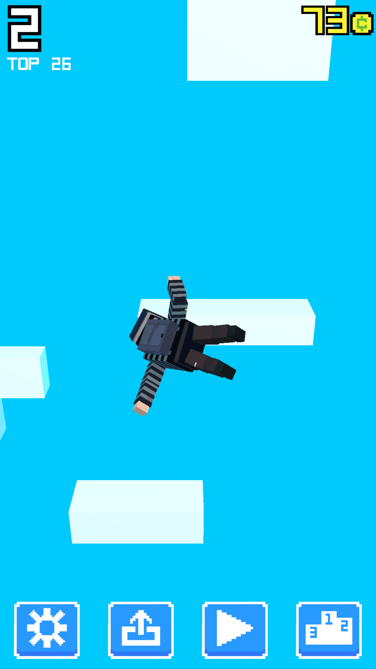 慢点下楼  (Down! Hold!)游戏截图